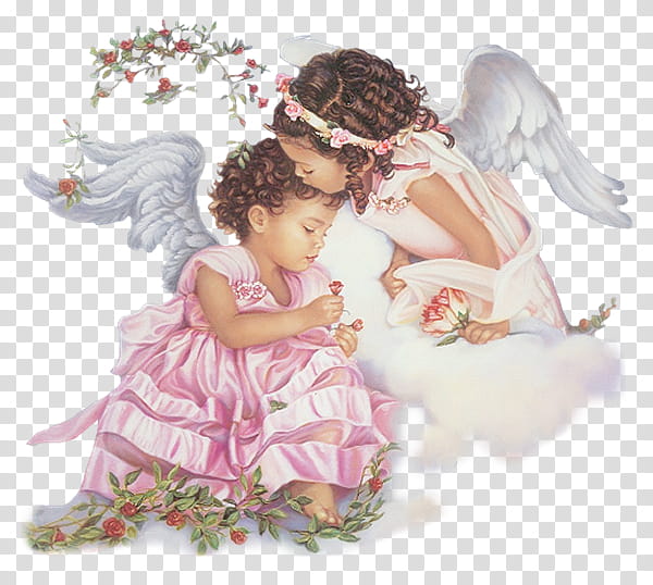 Little Girls Angels transparent background PNG clipart