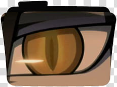 Naruto Folder Icons, Orochimaru Eyes, black and brown eye illustration transparent background PNG clipart
