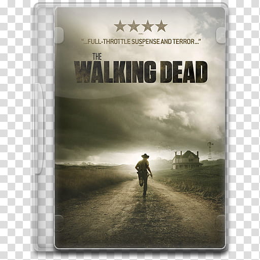 TV Show Icon Mega , The Walking Dead , The Walking Dead DVD case transparent background PNG clipart