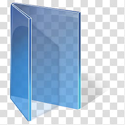Blue Vista Icons Windows , Empity Folder, glass open book icon transparent background PNG clipart