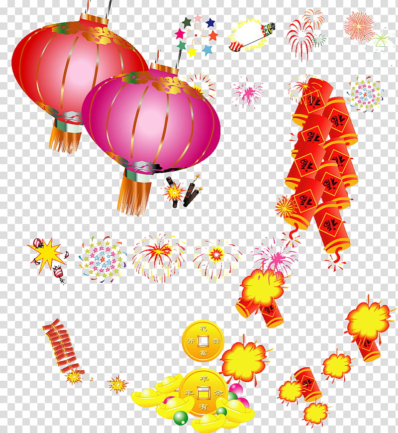 Firecracker Chinese New Year, Fireworks, Festival, Rocket, Advertising, Orange, Balloon, Line transparent background PNG clipart