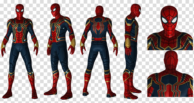Iron Spider from MCU K Resolution transparent background PNG clipart