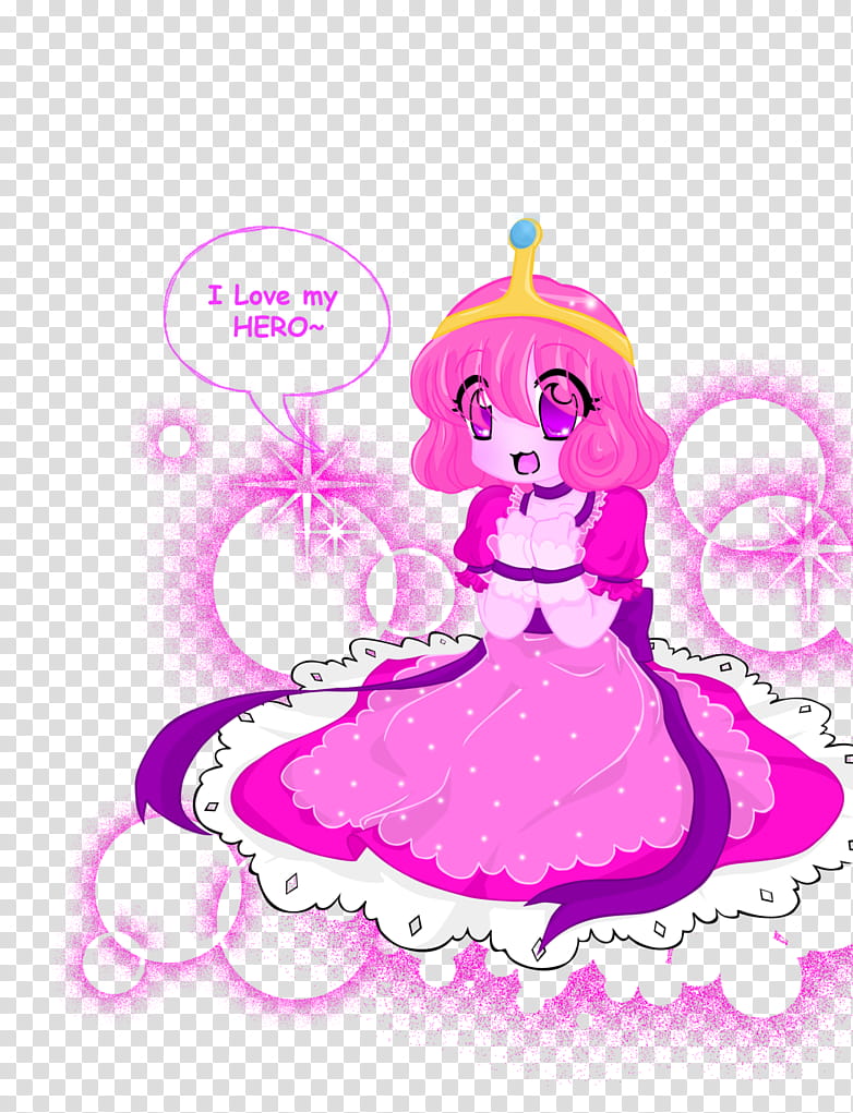 Little Princess Bubblegum transparent background PNG clipart