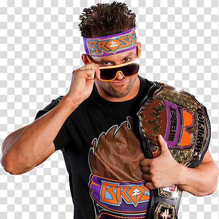 Zack Ryder WWE Internet Champion transparent background PNG clipart