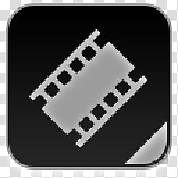 Albook extended dark , film strip monochrome icon art transparent background PNG clipart