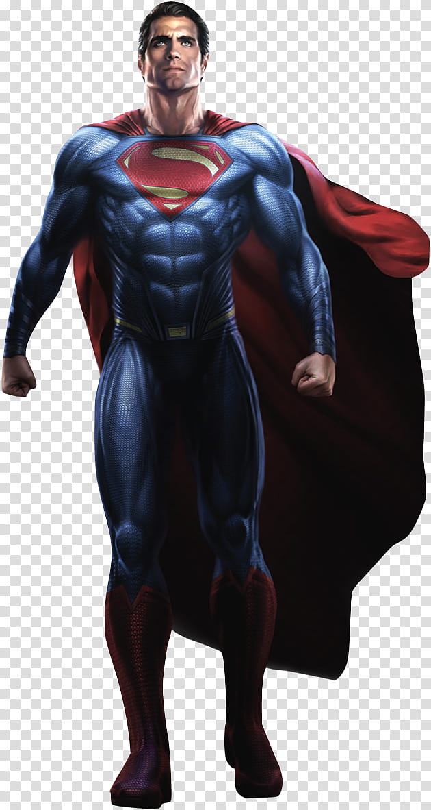 Superman BvS full body transparent background PNG clipart
