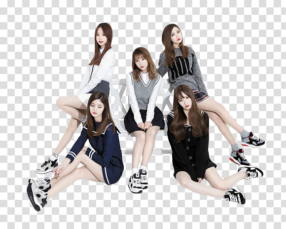 EXID, group of girls transparent background PNG clipart