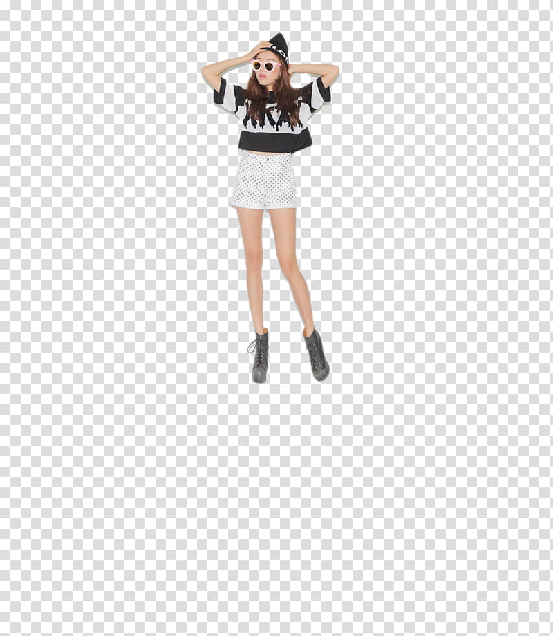 Park Sora stylenada, woman standing transparent background PNG clipart