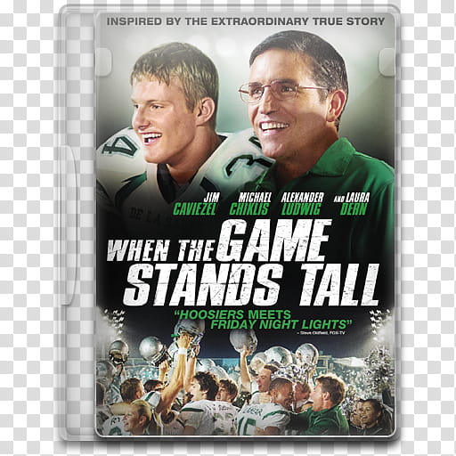 Movie Icon Mega , When the Game Stands Tall, When the Game Stands Tall DVD case icon transparent background PNG clipart