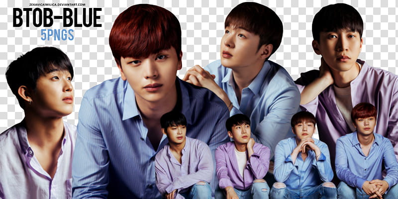 BtoB Blue When It Rains transparent background PNG clipart