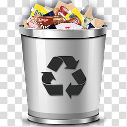 Recycle Bin icon transparent background PNG clipart