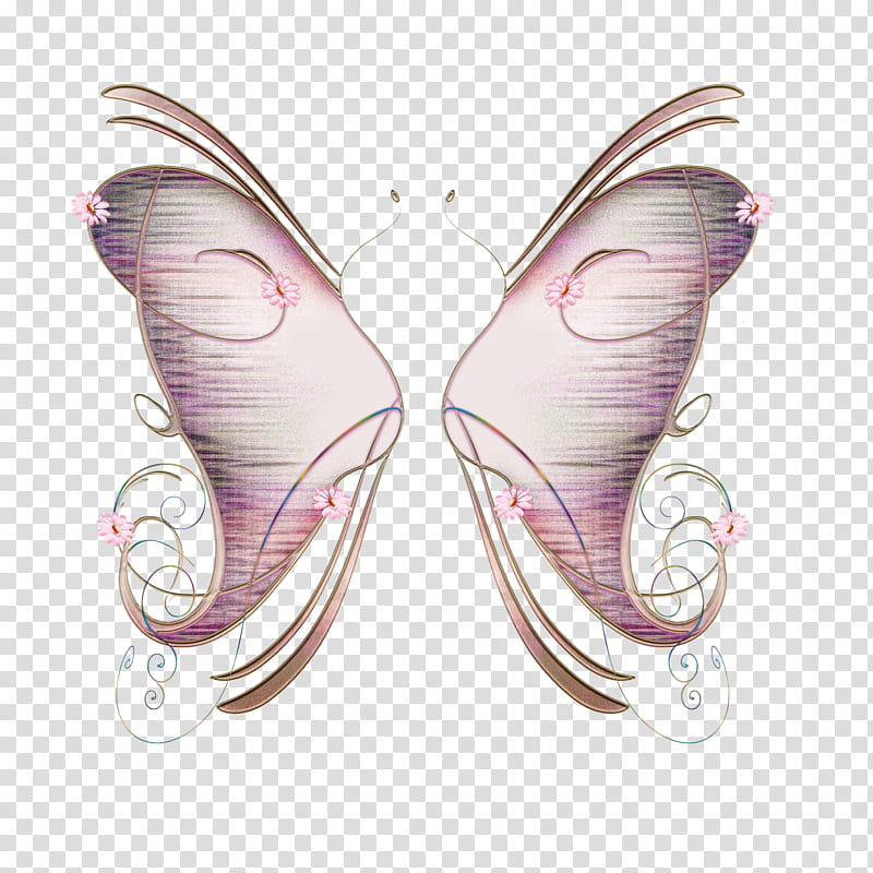 PART Material, purple and gray wings illustration transparent background PNG clipart