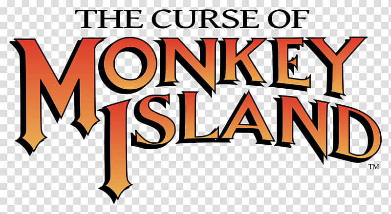 Monkey, Curse Of Monkey Island, Logo, Papua New Guinea, Chicken As Food, Orange Sa, Secret Of Monkey Island, Text transparent background PNG clipart