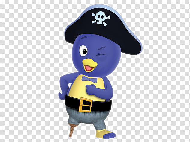 Backyardigans revised, pirate cartoon character transparent background PNG clipart
