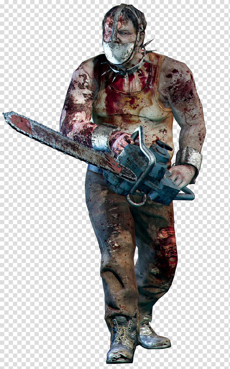 The Evil Within Chainsaw Sadist Render, man walking with chainsaw illustration transparent background PNG clipart