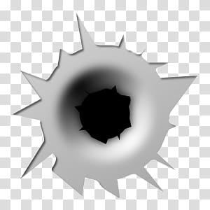 Bullet Hole GIMP Brushes, bullet hole sticker transparent background PNG clipart