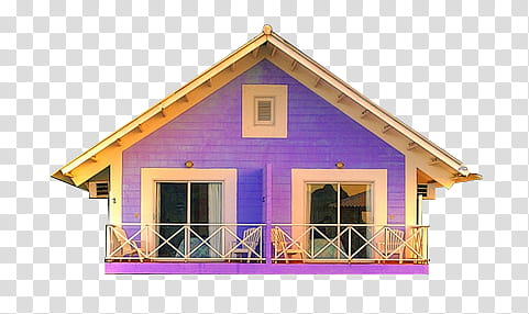 Building , purple and white wooden multi-story house transparent background PNG clipart