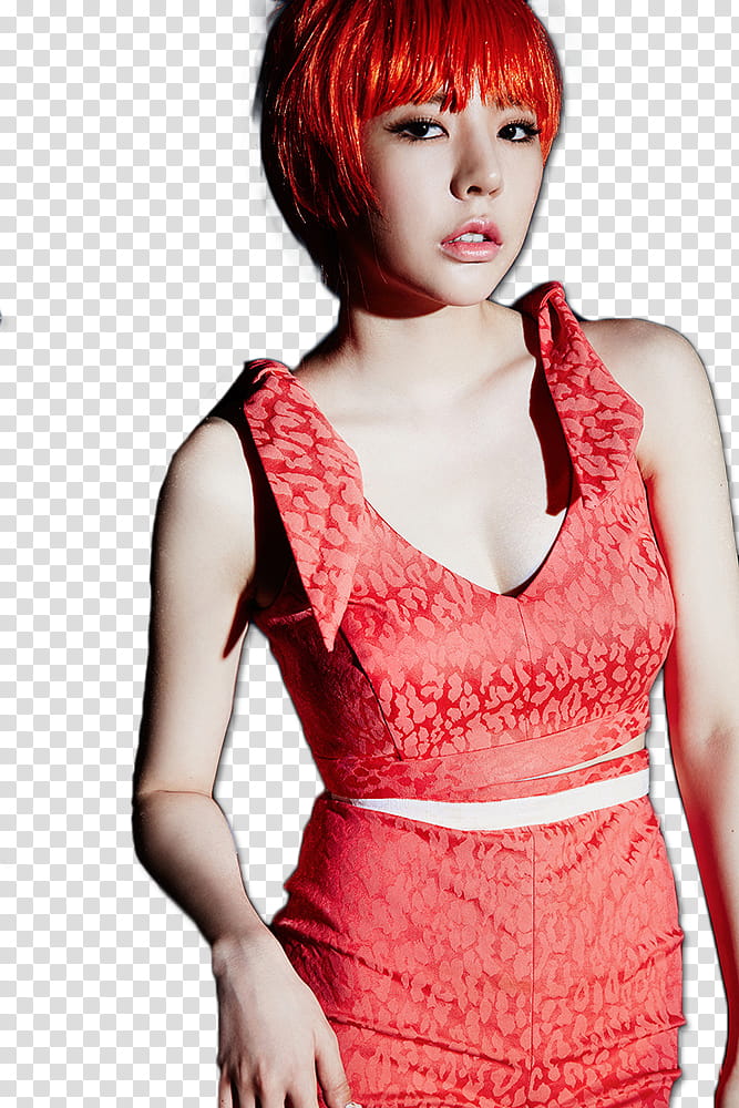 Girls Generation SNSD You Think, woman wearing red tank dress transparent background PNG clipart