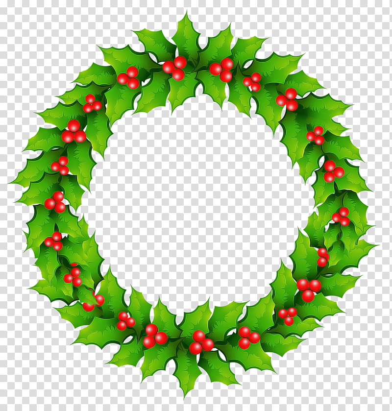 Christmas decoration, Holly, Wreath, Plant, Leaf, Interior Design, Pine, Christmas Ornament transparent background PNG clipart