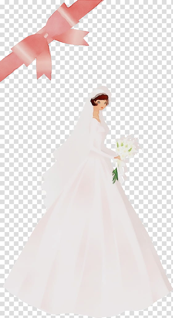 Wedding dress, Watercolor, Paint, Wet Ink, Gown, Bride, Clothing, Bridal Clothing transparent background PNG clipart
