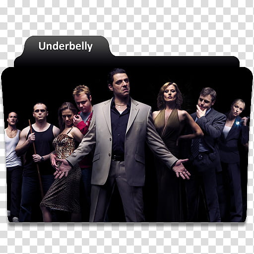 More TV Show folder icons, underbelly, Underbelly folder transparent background PNG clipart