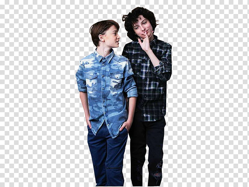 Finn Wolfhard Noah Schnapp  transparent background PNG clipart