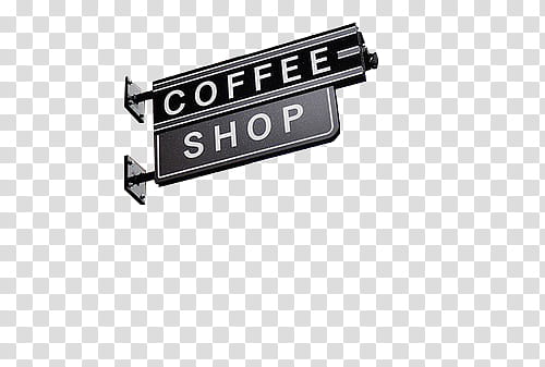 , coffee shop signage transparent background PNG clipart