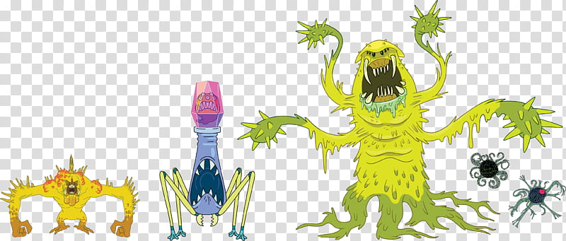 Rick and Morty HQ Resource , monsters illustration transparent background PNG clipart