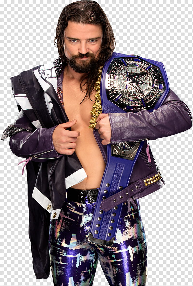 The Brian Kendrick WWE Cruiserweight Champion transparent background PNG clipart