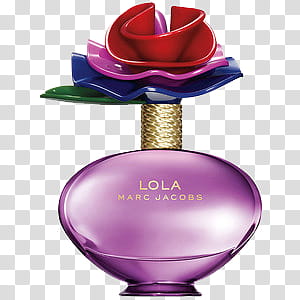 , purple Lola Marc Jacobs perfume bottle transparent background PNG clipart