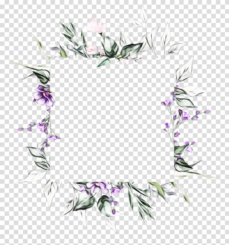 Watercolor Wreath Flower, Watercolor Painting, Floral Watercolour, Floral Design, Drawing, Frames, Flower Frame, Violet transparent background PNG clipart