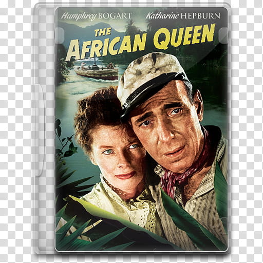 Movie Icon Mega , The African Queen, The African Queen movie case art transparent background PNG clipart