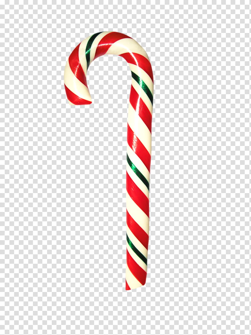 sweet candycane, white, red, and green candy cane illustration transparent background PNG clipart