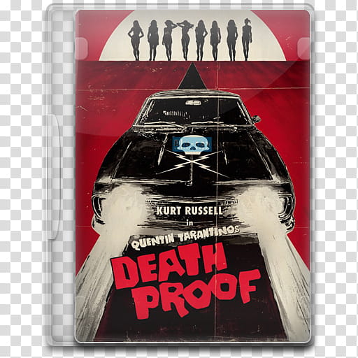 Movie Icon Mega , Death Proof, Death Proof DVD case transparent background PNG clipart