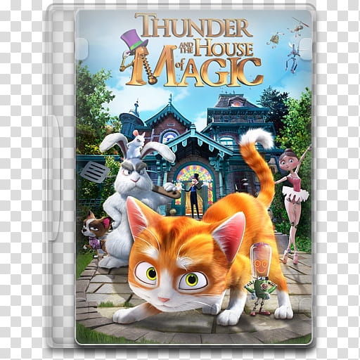 Movie Icon Mega , The House of Magic, Thunder and the House of Magic DVD case transparent background PNG clipart