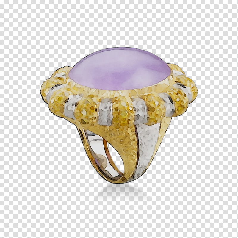 Metal, Amethyst, Ring, Silver, Jewellery, Purple, Gemstone, Yellow transparent background PNG clipart