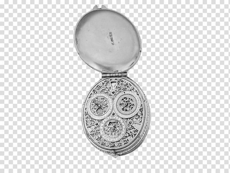 , round silver-colored chronograph pocket watch transparent background PNG clipart