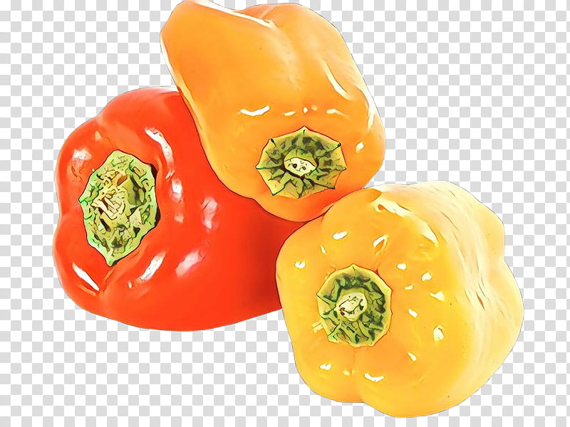 Orange, Pimiento, Bell Pepper, Yellow Pepper, Red Bell Pepper, Capsicum, Food, Vegetable transparent background PNG clipart