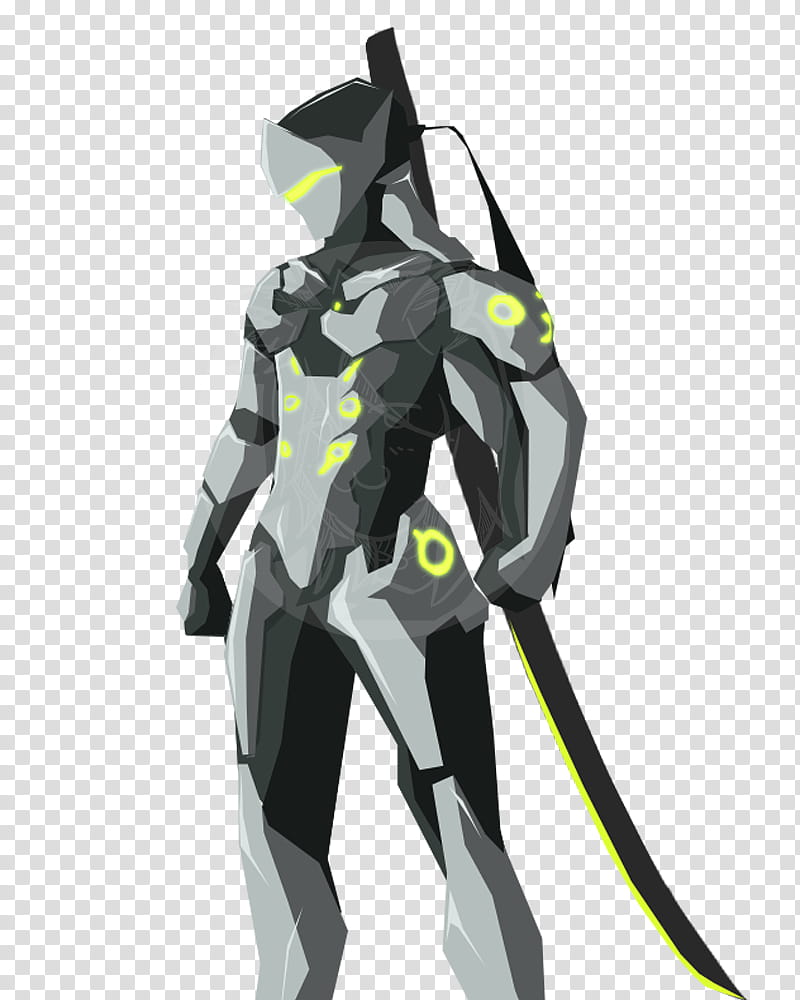 Overwatch Genji Cel Shade transparent background PNG clipart