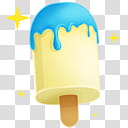 Mega, white and blue ice cream popsicle art transparent background PNG clipart