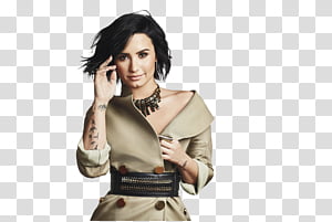 Demi Lovato , 2 transparent background PNG clipart thumbnail