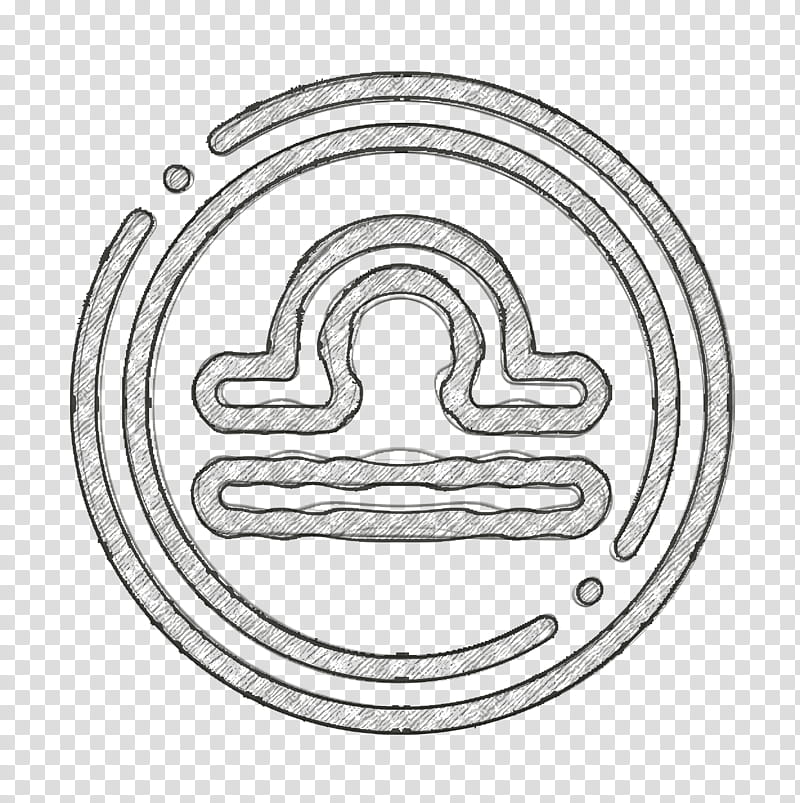 Libra icon Esoteric icon, Line Art, Circle transparent background PNG clipart