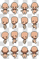 Light Skin Template, boy character transparent background PNG clipart