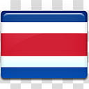 All in One Country Flag Icon, Costa-Rica-Flag- transparent background PNG clipart