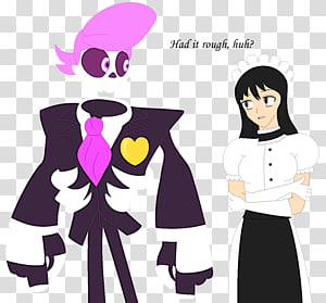 Scarlett meeting Lewis transparent background PNG clipart thumbnail