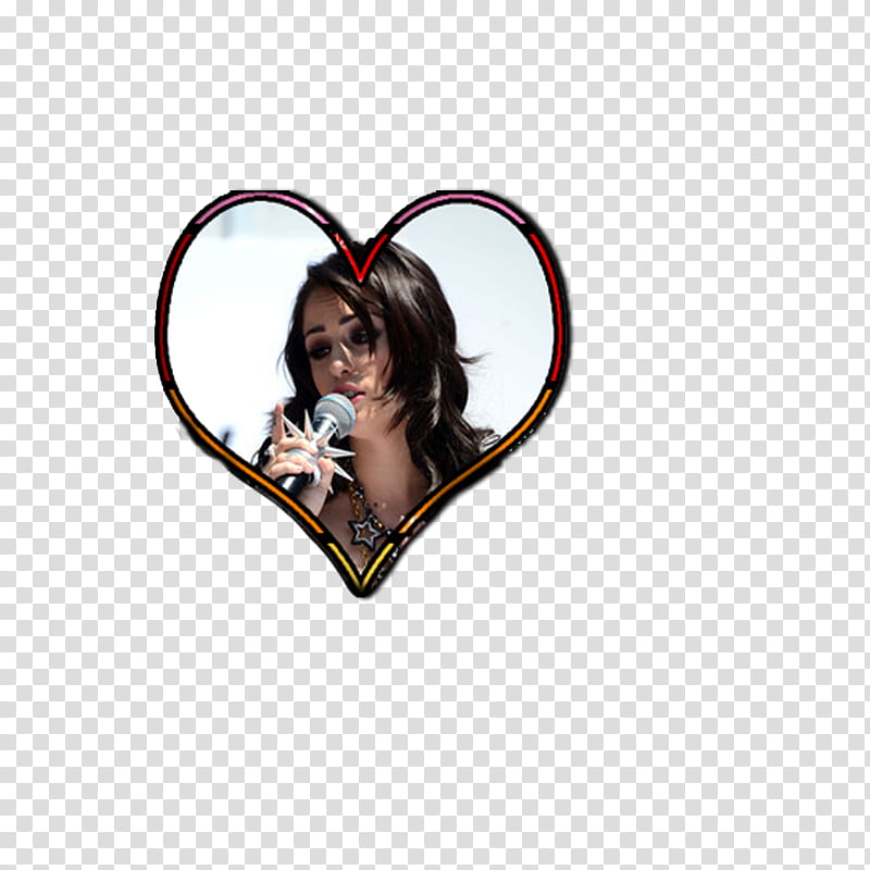 Cher Lloyd, women in a heart close-up graphy transparent background PNG clipart