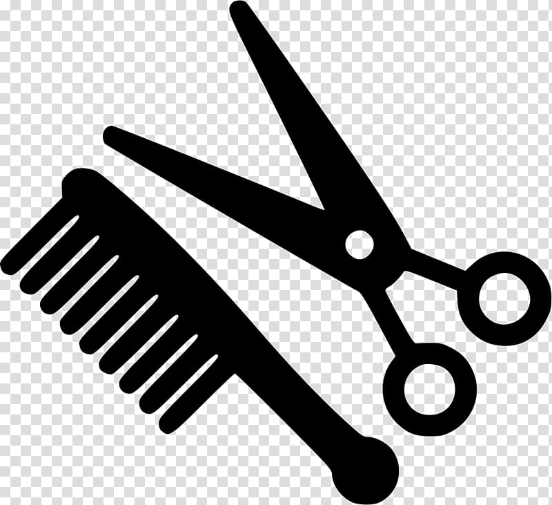 Brush Comb Barber Scissors Hairdresser Haircutting Shears