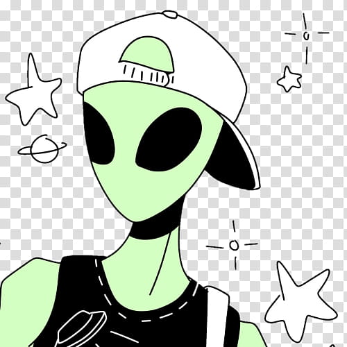 Free download Alien, alien character illustration transparent