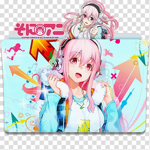 Anime Icon Pack , Super Sonico v transparent background PNG clipart