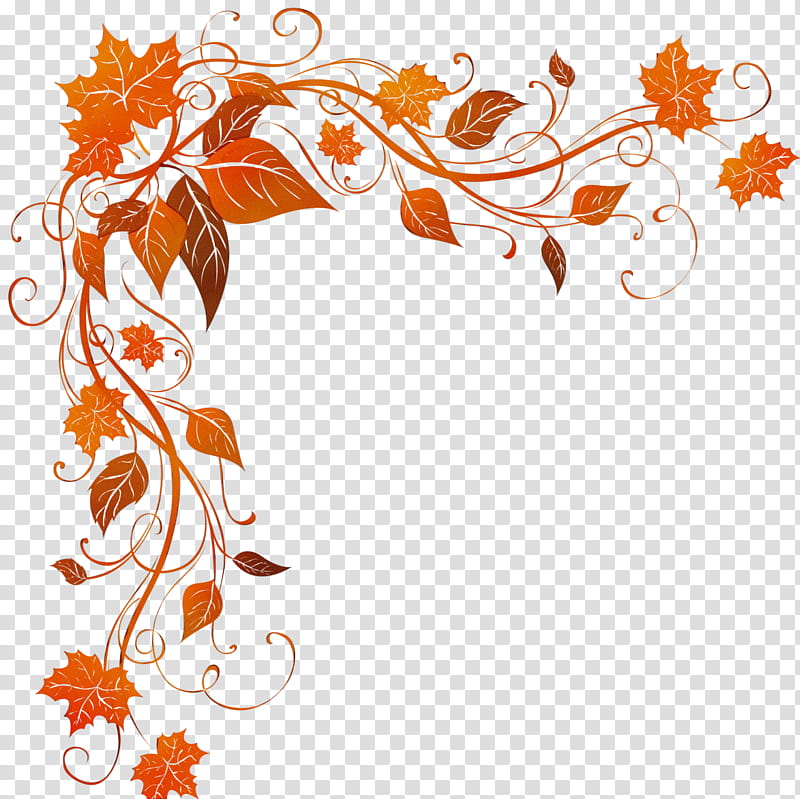 Watercolor Fall Leaves, Paint, Wet Ink, Autumn, Autumn Leaf Color, Decorative Borders, Borders , Fall Fall Leaves transparent background PNG clipart